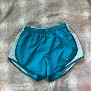 blue nike shorts